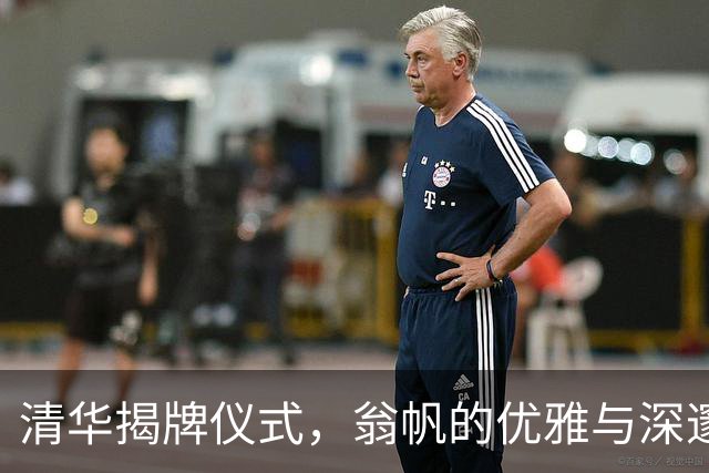 清华揭牌仪式，翁帆的优雅与深邃引人注目